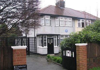 La casa de John Lennon en  Liverpool (1945-1963).