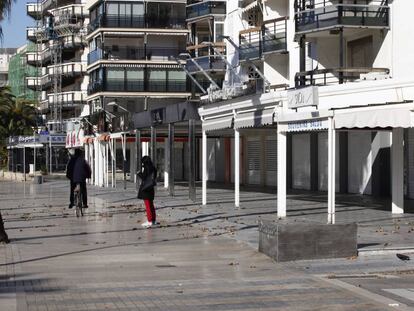 Botigues de record tancades a Salou.