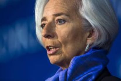 La directora gerente del Fondo Monetario Internacional (FMI), Christine Lagarde. 