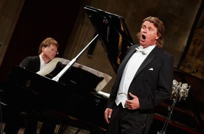 El tenor alemán Klaus Florian Vogt en el Festival de Peralada.