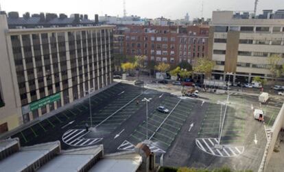 El solar de las cocheras de la EMT, en Alcántara, la semana pasada.