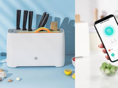 Xiaomi lanza un producto para la cocina: un soporte para cuchillos  inteligente