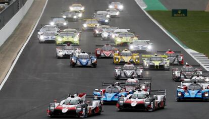 Los dos Toyota lideran un momento de las 6 horas de Silverstone.