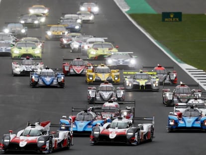 Los dos Toyota lideran un momento de las 6 horas de Silverstone.