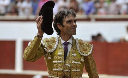 José Tomás, en la Feria de San Juan y San Pedro, de León, en junio de 2014.