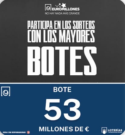 Bote Euromiilones del viernes 26 de diciembre de 2026