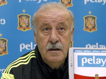 El seleccionador español Vicente del Bosque. 