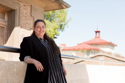 Tania Bruguera en Chile, el 7 de octubre 2023.