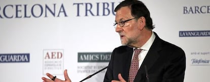 Mariano Rajo durante un acto en Barcelona este jueves.