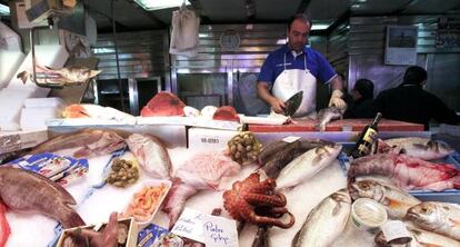 Una pescadería en Chamberí, Madrid. (Archivo)