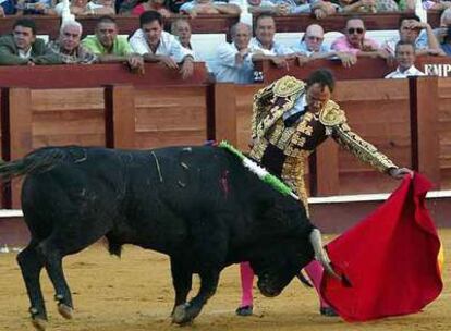 Julio Aparicio, ayer en Málaga.