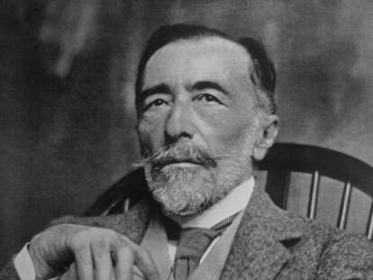 El escritor Joseph Conrad, en 1919.