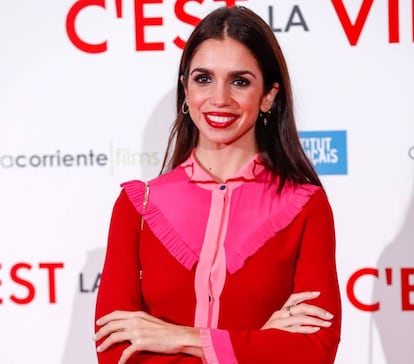 Elena Furiase el pasado mes de enero en Madrid.