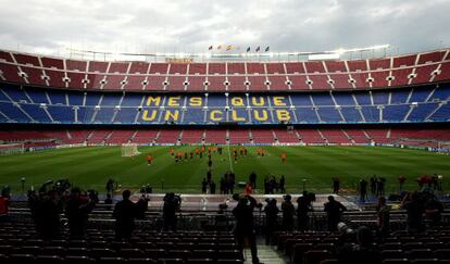 Vista general del Camp Nou