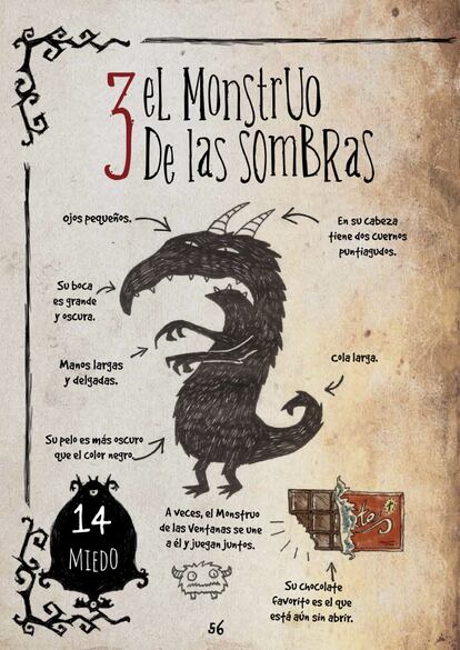 Una de las páginas del manual de instrucciones de 'Asombrosos detectives de monstruos'.