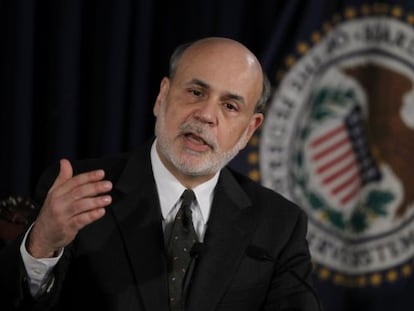 El presidente de la Reserva Federal, Ben Bernanke