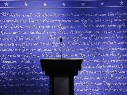 Lugar donde tendr&aacute; lugar el debate presidencial entre Hillary Clinton y Donald Trump.
 