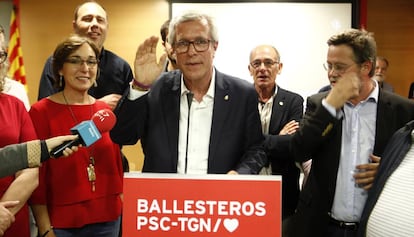 Josep Félix Ballesteros, tras las elecciones.