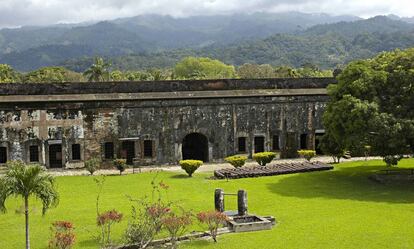 Fortaleza española de San Fernando, del siglo XVIII, en Omoa (Honduras).