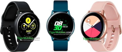 El diseño del futuro Samsung Galaxy Watch Active