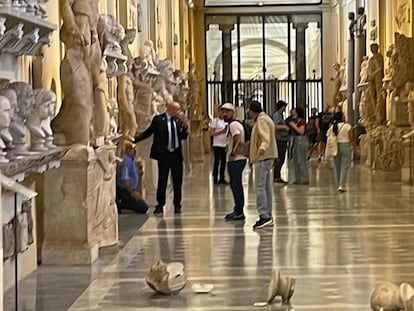 Museos Vaticanos accidente