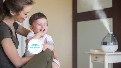 humidificador bebe, humidificador para bebes, Humidificador para bebés recomendado, Humidificador bebé opiniones, ¿Dónde poner humidificador bebé?, ¿Cómo humedecer la habitación de un bebé?