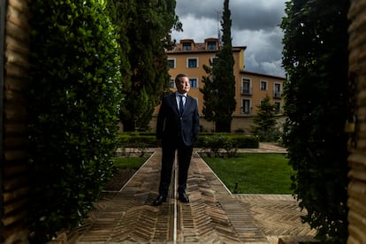 Emiliano García-Page, el jueves en el palacio de Fuensalida en Toledo.