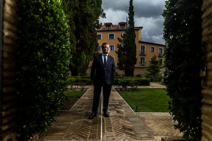 Emiliano Garca-Page, el jueves en el palacio de Fuensalida en Toledo.