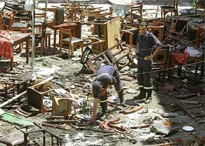 Imagen de Casa de España en Casablanca (Marruecos) tras el atentado.