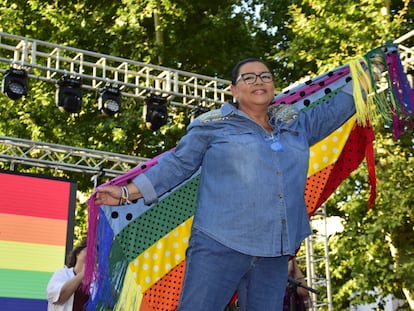 cantante María del Monte, en el pregón del Orgullo Gay