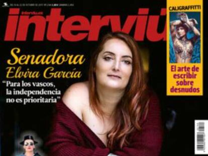 Portada de 'Interviú' con la senadora Elvira García.