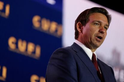 Republican presidential candidate, Florida Governor Ron DeSantis