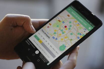 La app Madrid Contaminación.