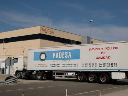 L'escorxador d'aus Padesa, a Roquetes, Tortosa, dijous.