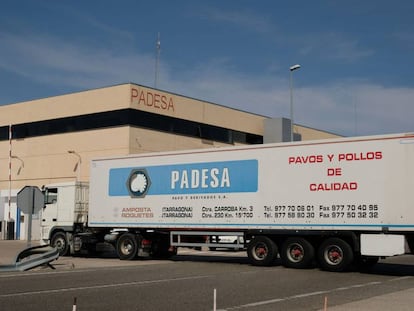 L'escorxador d'aus Padesa, a Roquetes, Tortosa, dijous. 