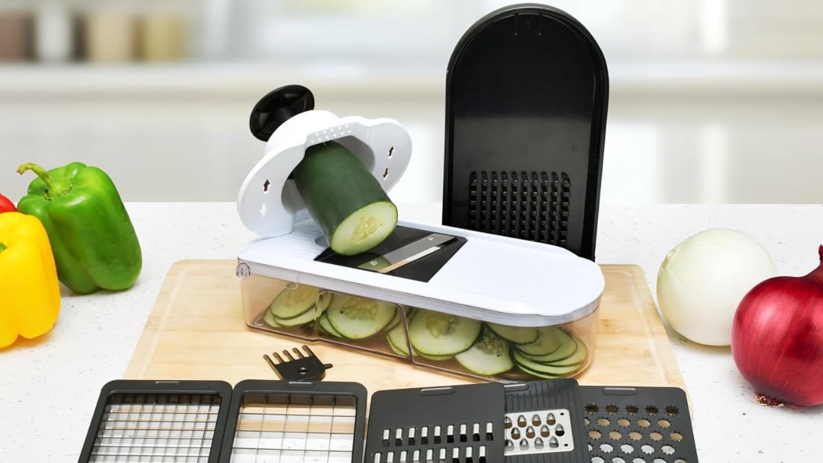 El cortador de verduras 6 en 1 que reduce a la mitad el tiempo de preparación de las comidas