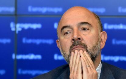 El comisario de Economía y Finazas, Pierre Moscovici.