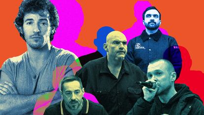 Bruce Springsteen, Emilio Delgado, John Fetterman, Zohran Mamdani y Gary Stevenson