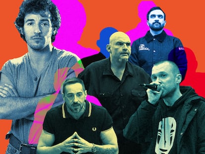Bruce Springsteen, Emilio Delgado, John Fetterman, Zohran Mamdani y Gary Stevenson