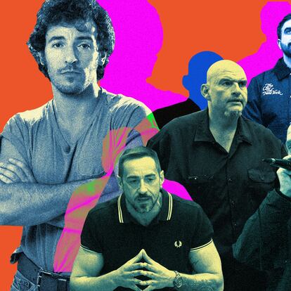 Bruce Springsteen, Emilio Delgado, John Fetterman, Zohran Mamdani y Gary Stevenson