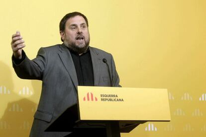 El president d'ERC, Oriol Junqueras.