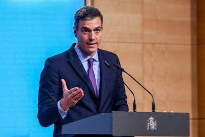 El presidente del Gobierno de España, Pedro Sánchez.