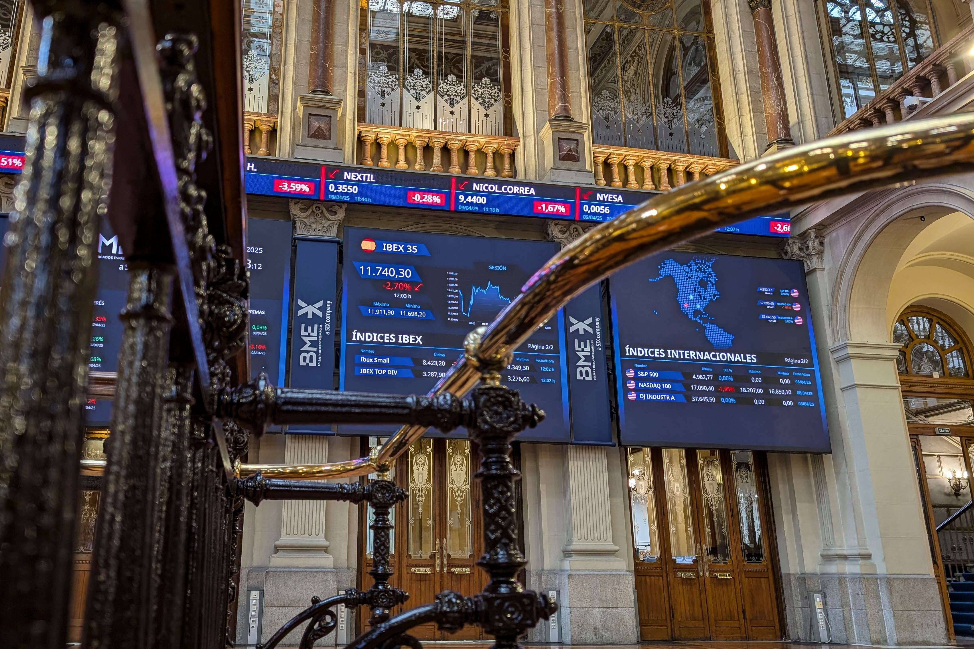 El principal selectivo de la Bolsa española, el Ibex 35.