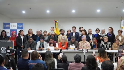 Presentación de la solicitud de personería jurídica del Movimiento Político Pacto Histórico ante el CNE, el 13 de junio de 2025.
