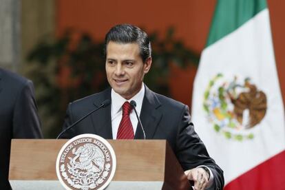 El presidente de M&eacute;xico, Enrique Pe&ntilde;a Nieto.