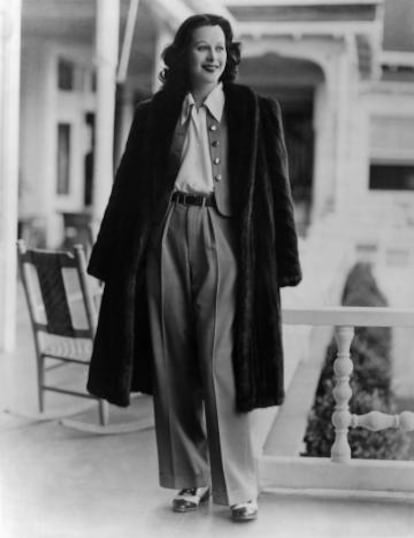La actriz Hedy Lamarr en 1938.