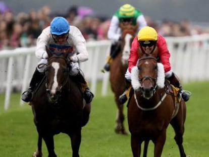 Carrera de caballos organizada por Betfair en Ripon, Inglaterra.