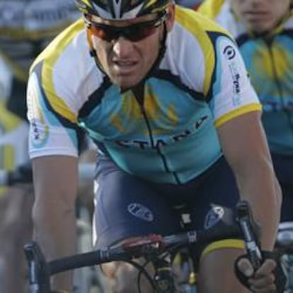 El ciclista Lance Armstrong