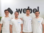 Los fundadores de Webel.