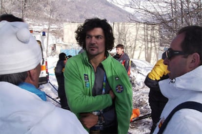 El 'snowboarder' español, Jordi Font.